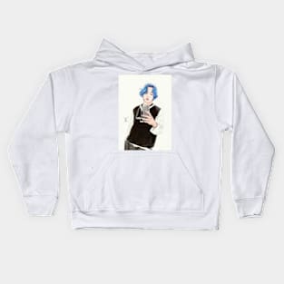 Jungkook Bluehair Selca Kids Hoodie